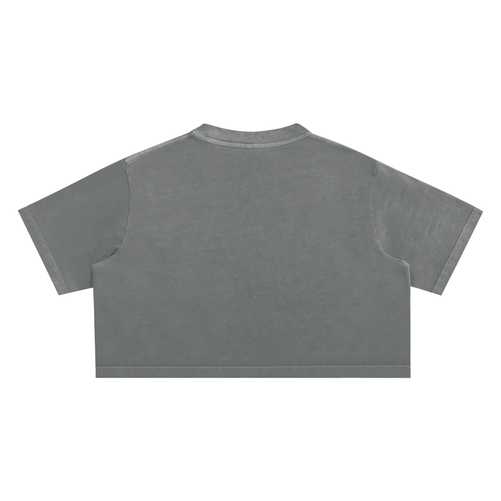 FRESH WAVE 🌊 Grey Crop Top
