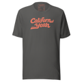 Californ-Yeah tee asphalt California retro script graphic tee RADLAND
